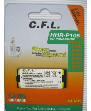 CFL HHR-P105 2.4V 830MAH PİL