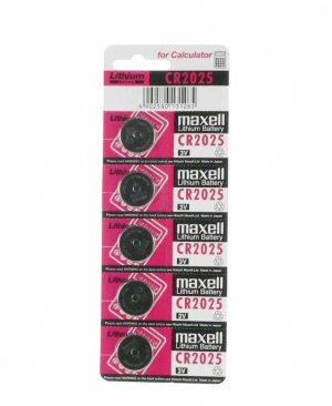 MAXELL CR2025 3V LİTYUM PİL 5Lİ