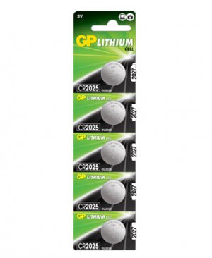 GP CR2025 3V LİTYUM PİL 5Lİ