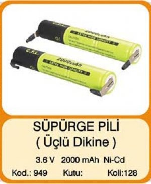 CFL 3.6V 2200 MAH 3LÜ DİK PİL