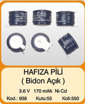 CFL 3V280H 3A3H 3.6V PİL