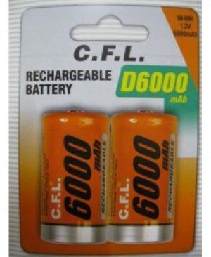 CFL D6000 1.2V 6000MAH BÜYÜK PİL BLS.