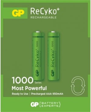 GP 1000MA RECYKO İNCE PİL 2Lİ