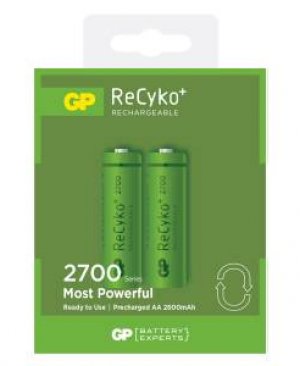 GP 2700 MAH AA R6 2Lİ RECYKO PİL