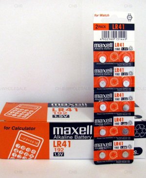 MAXELL LR41 1,5V LİTYUM PİL 10LU