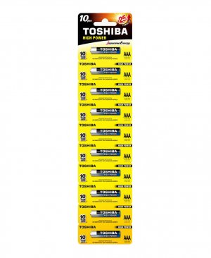 TOSHIBA LR03 KARTELA ALK.İNCE 10LU PİL