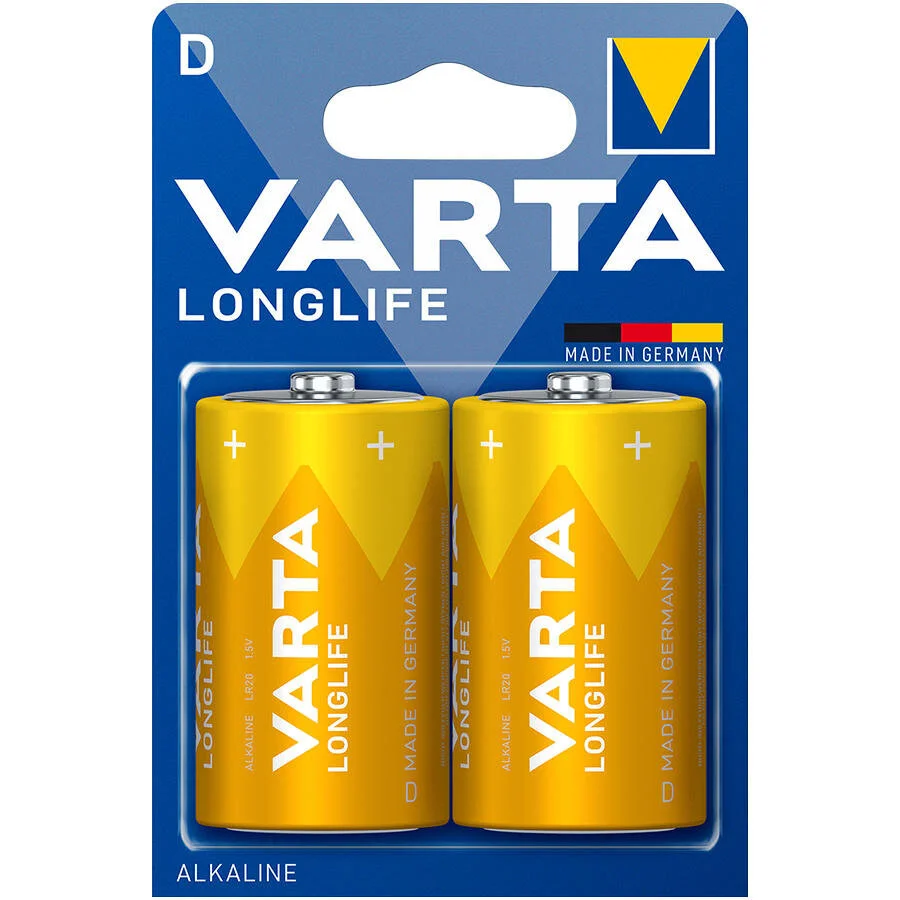 VARTA LONGLİFE ALK.BÜYÜK PİL 2Lİ